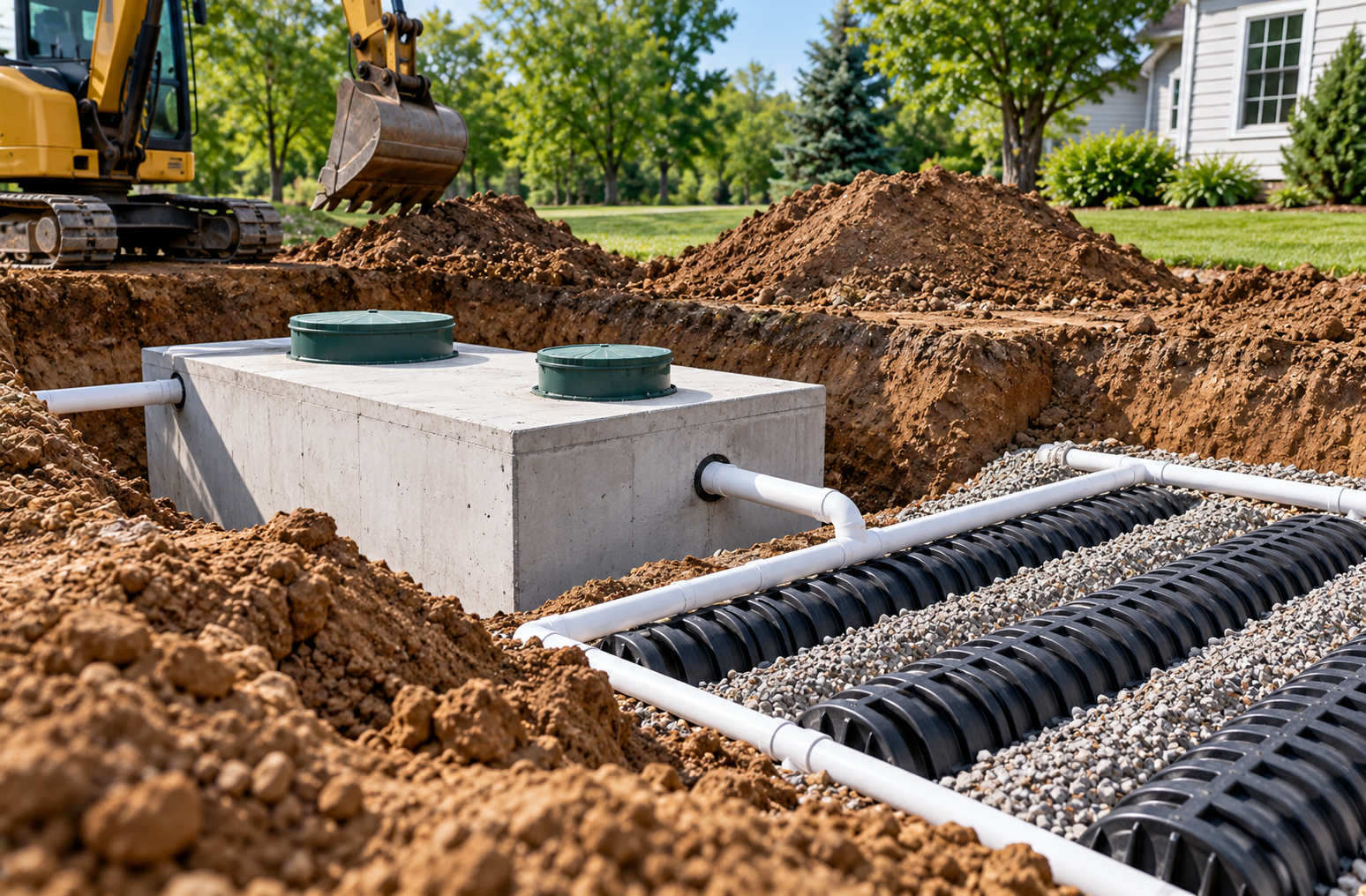Step: 5. Septic System Installation